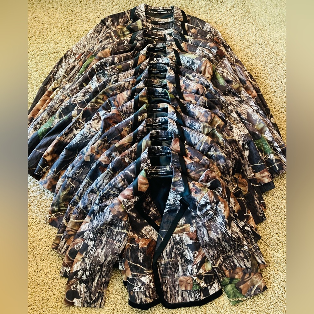 Camouflage Tuxedo Jackets Mossy Oak Youth Size - $20 Per Jacket